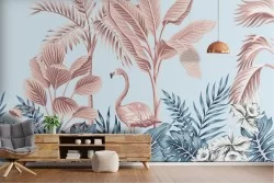 Abstract Animals Wallpaper Tropical Leaves