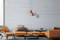 White brick wall wallpaper