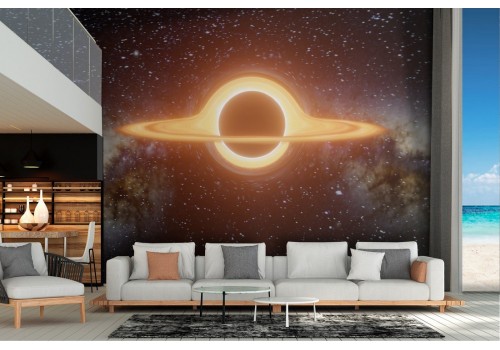 Black hole universe wallpaper space illustration