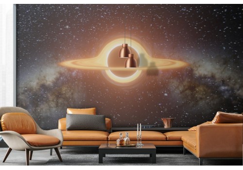 Black hole universe wallpaper space illustration 2