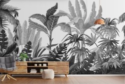 Tropical Trees Leaves Wallpaper