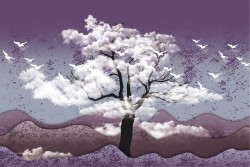 Wallpaper Design and Styles Landscapes and Nature Abstract Forests and Trees Oriental and Zen