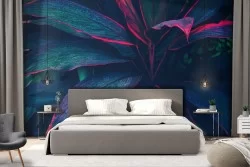 Modern Tropical Leaves Wallpaper