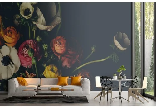 Vintage nature bouquet flowers wallpaper 2