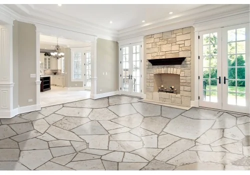 Classic stone brick wallpaper surface 2