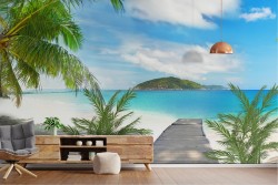 Carta da Parati Spiaggia e Mare Tropicale