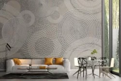Wallpaper abstract geometric circles