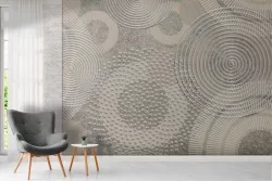 Wallpaper abstract geometric circles