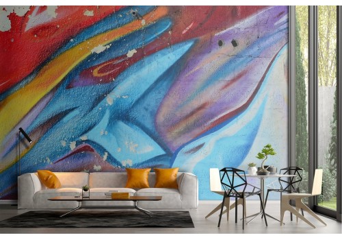 Painted brick texture wallpaper 2