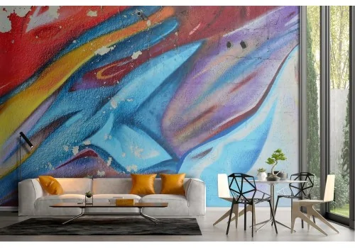 Painted brick texture wallpaper 2