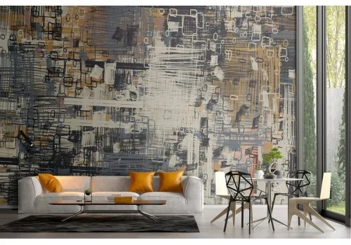 Abstract Industrial Wallpaper Decoration 2