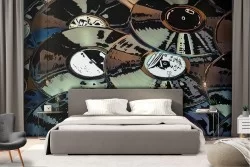 Modern Urban Industrial Wallpaper
