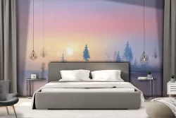 Carta da Parati Fiumi Cascate Laghi Foreste e Alberi Natura