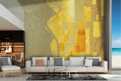 Carta da Parati decorazione design Klimt luxury