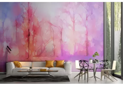 Carta da Parati paesaggio alberi foresta fantasy