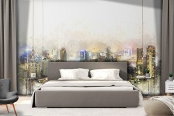 Wallpaper City Paintings and Watercolors