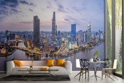 Ho Chi Minh City skyscrapers landscape wallpaper