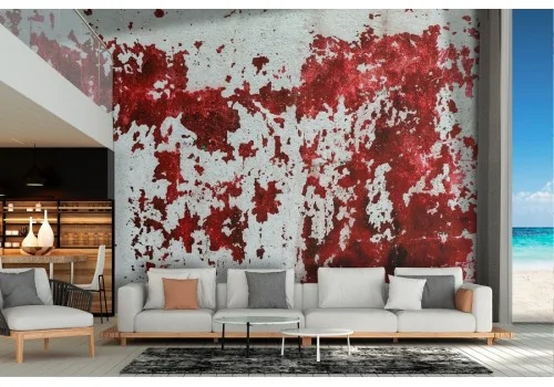 Red abstract design wallpaper