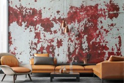 Red abstract design wallpaper