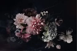 Wallpaper Design and Styles Flora and Fauna Flowers Nature Vintage