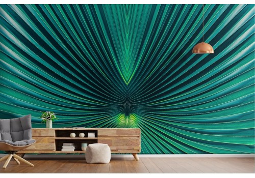Tropical leaf wallpaper enlargement design