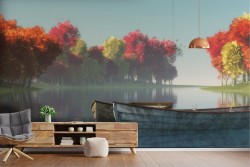 Wallpaper Rivers Waterfalls Lakes Forests and Trees