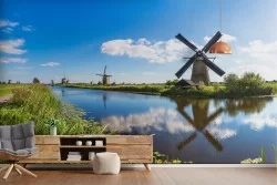 Wallpaper Rivers Waterfalls Lakes Meadows and Hills