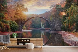 Carta da Parati Fantasy e Dark Foreste e Alberi