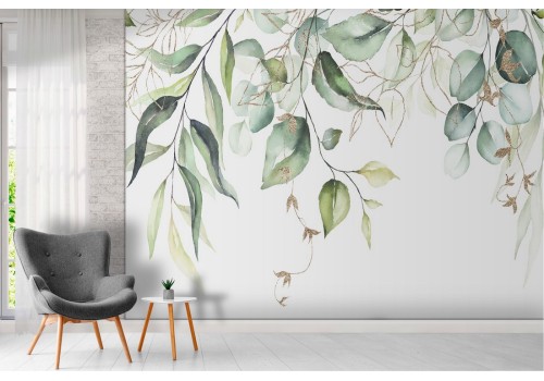 Wallpaper decoration climbing leaves nature 2