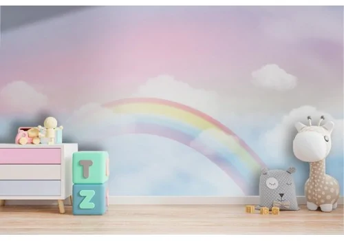 Carta da Parati arcobaleno nel cielo bambini