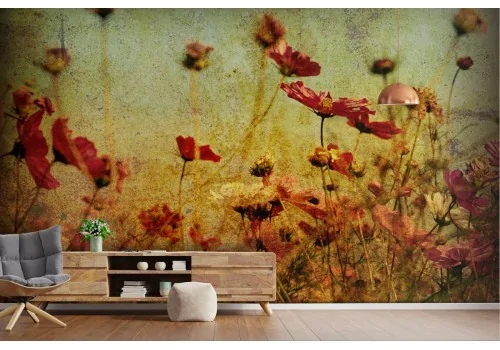 Poppy Meadow Wallpaper