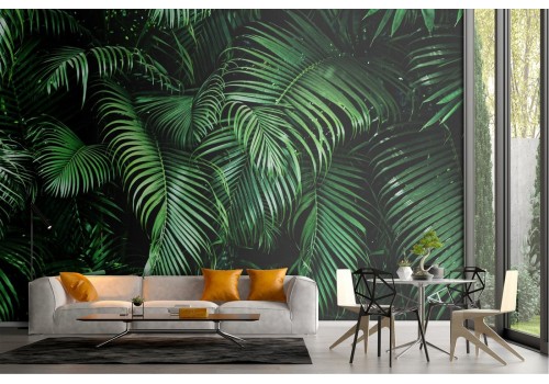 Tropical forest leaves nature wallpaper 2