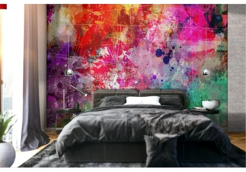 Abstract colors wallpaper modern design spots