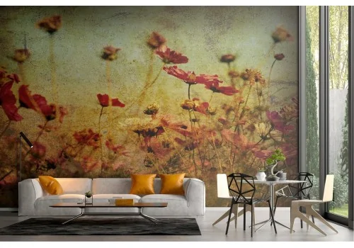 Poppy meadow wallpaper 2