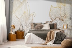 Carta da Parati Fiori Luxury Natura Stilizzata