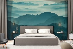 Carta da Parati Foreste e Alberi Montagna