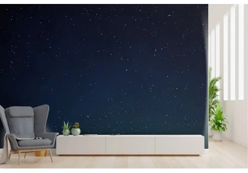 Carta da Parati cielo stellato notte paesaggio