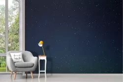 Carta da Parati cielo stellato notte paesaggio