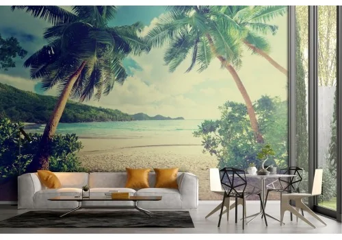 Tropical beach landscape wallpaper nature