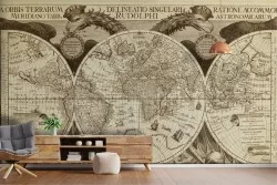 Carta da Parati Mappe Vintage
