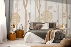 Wallpaper of Animals Forests and Trees Stylized Nature