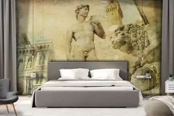 Vintage City Wallpaper