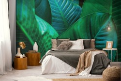 Carta da Parati Foglie Tropicale