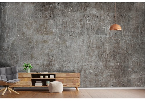 Brown worn cement surface wallpaper