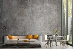 Brown worn cement surface wallpaper