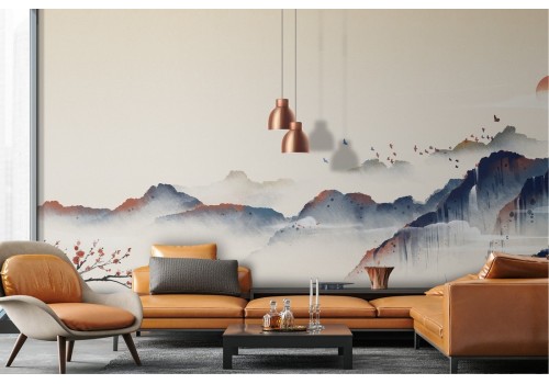 Wallpaper mountains abstract landscape nature 2