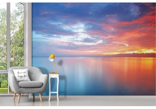Wallpaper landscape sea with sky sunset dawn 2