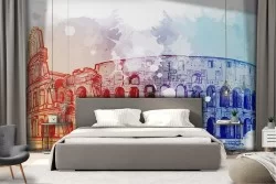 Abstract Modern City Wallpaper