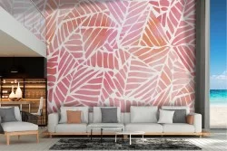 Wallpaper stripes and geometries modern design illustration