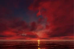 Carta da Parati Design e Stili Paesaggi e Natura Alba Tramonto Natura Spiaggia e Mare